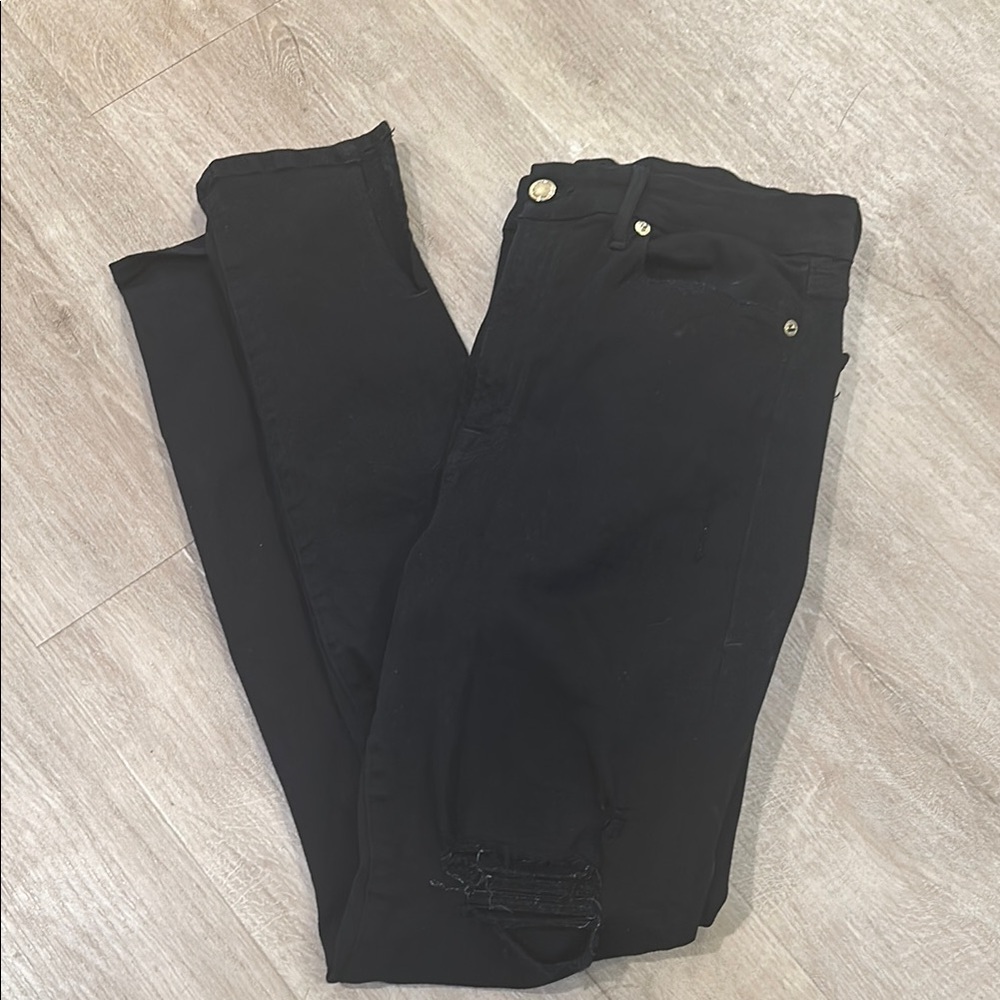 EUC Good American Good Waist Black Women's Jeans
